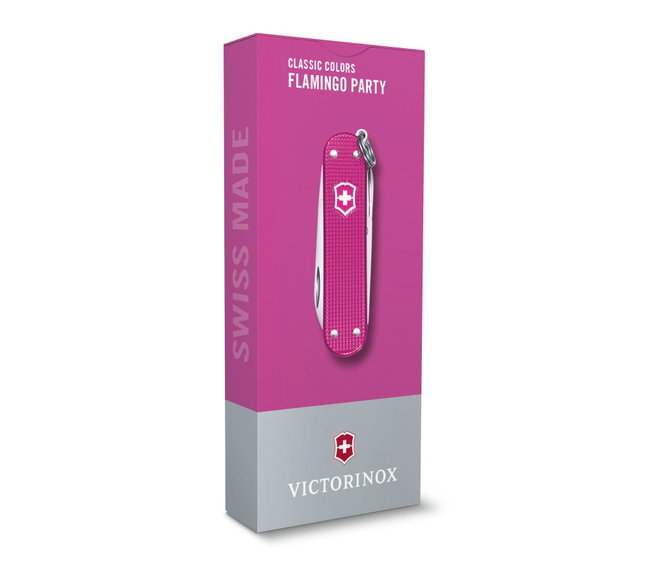 Victorinox - briceag clasic gama Alox - roz intens flamingo party