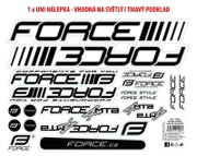Autocolante cadru MTB logo Force 37x27 cm