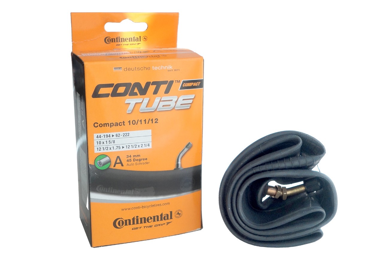 Bicycle Tubes Camera bicicleta Continental Compact 10/11/12 valva Auto 45 grade