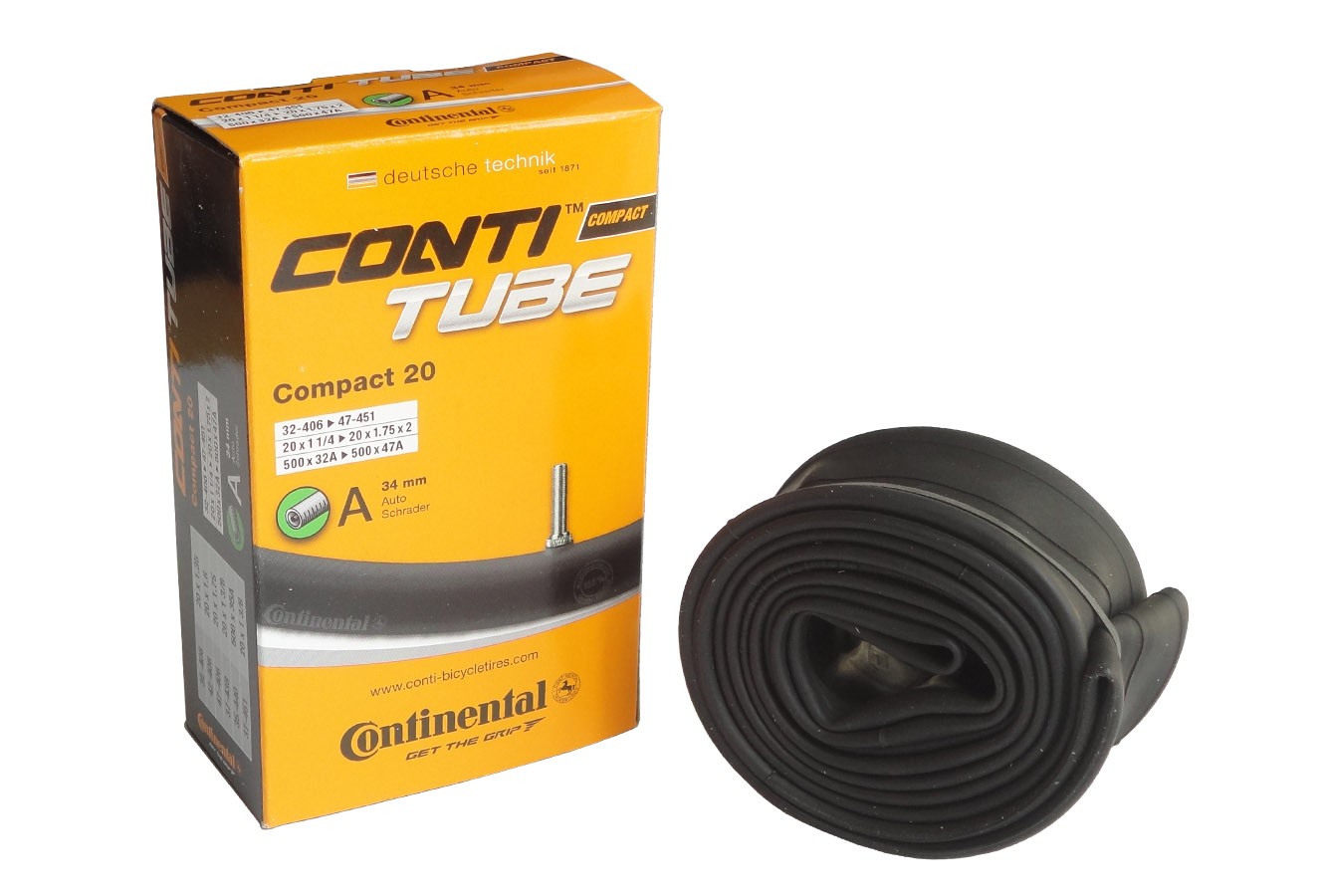 Bicycle Tubes Camera bicicleta Continental Compact 20 A34 32/47-406/451