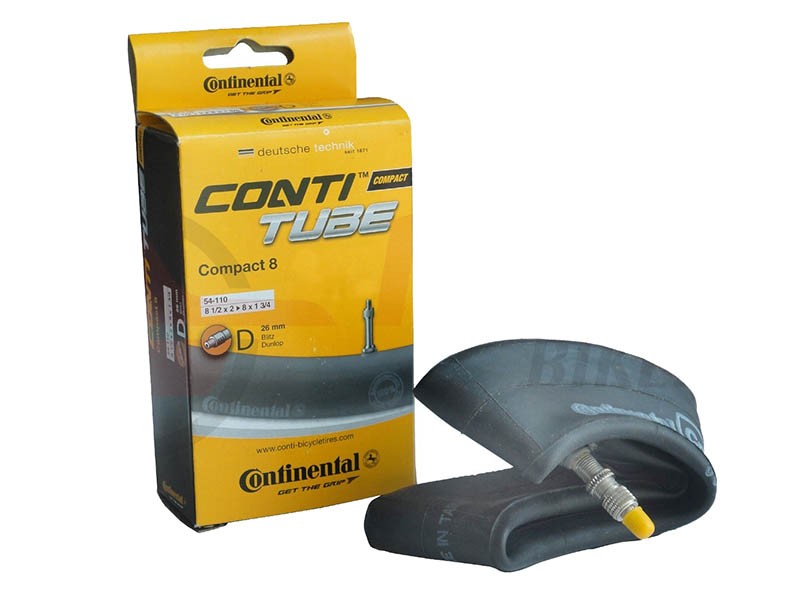 Bicycle Tubes Camera bicicleta Continental Compact 8 valva Dunlop