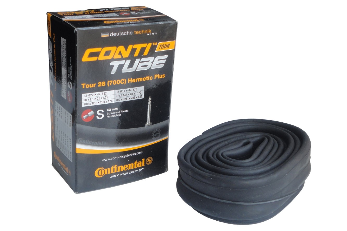 Bicycle Tubes Camera bicicleta Continental Tour 28 Hermetic Plus S42 valva presta