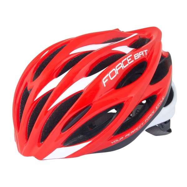 Force Casca Force Bat rosu/alb S-M (54-58 cm)