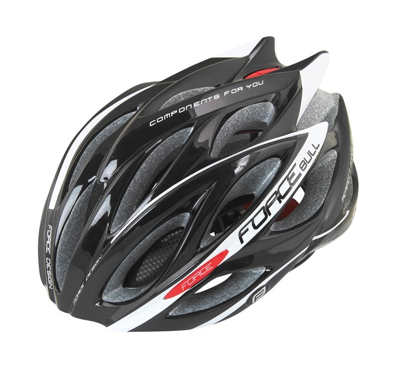 Force Casca Force Bull negru/alb L-XL (58-61 cm)