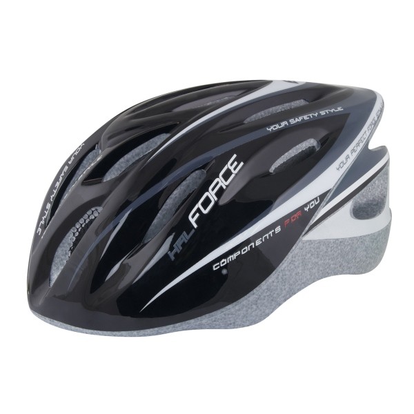 Force Casca Force Hal negru/gri/alb XS-S (48-54 cm)