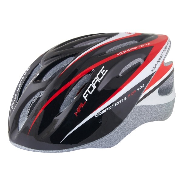 Force Casca Force Hal negru/rosu/alb XS-S (48-54 cm)