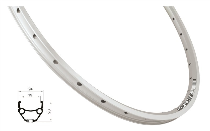 Force Janta Force Classic 559x19 36h argintie