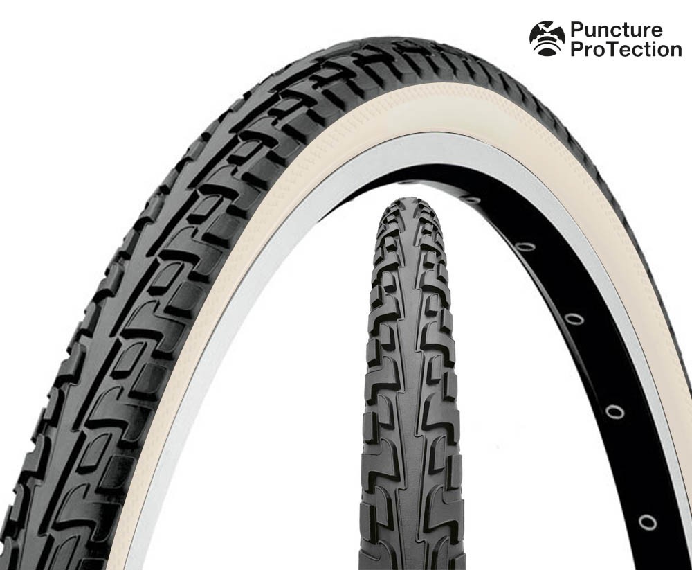 Bicycle Parts Anvelopa Continental Ride Tour 37-622 (28x1 3/8x1 5/8) negru/alb