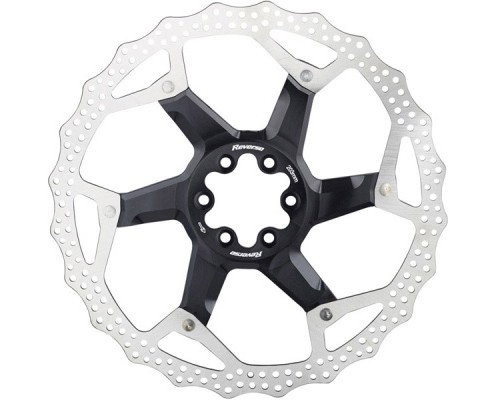 Bicycle Brake Parts Disc frana Reverse Discrotor 203mm aluminiu/otel negru