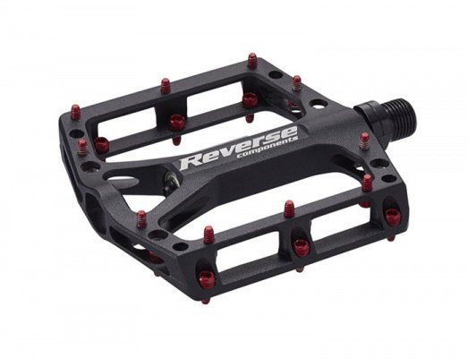 Bicycle Pedals Pedale Reverse Black One negru/rosu