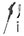 Picior sprijin Force Mant 26-29 aluminiu negru