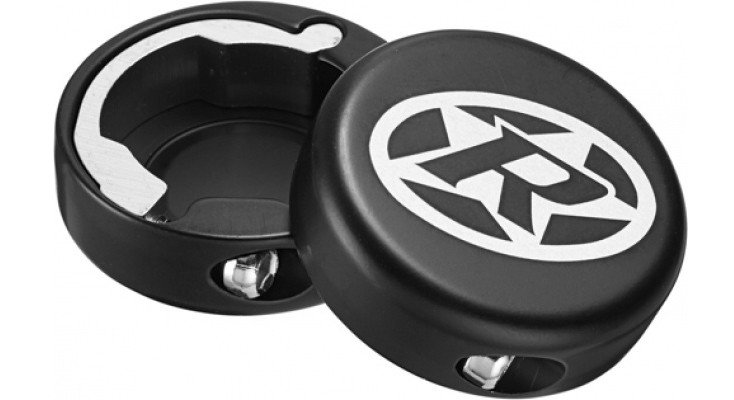 Reverse Capete ghidon Reverse lock-on aluminiu negre