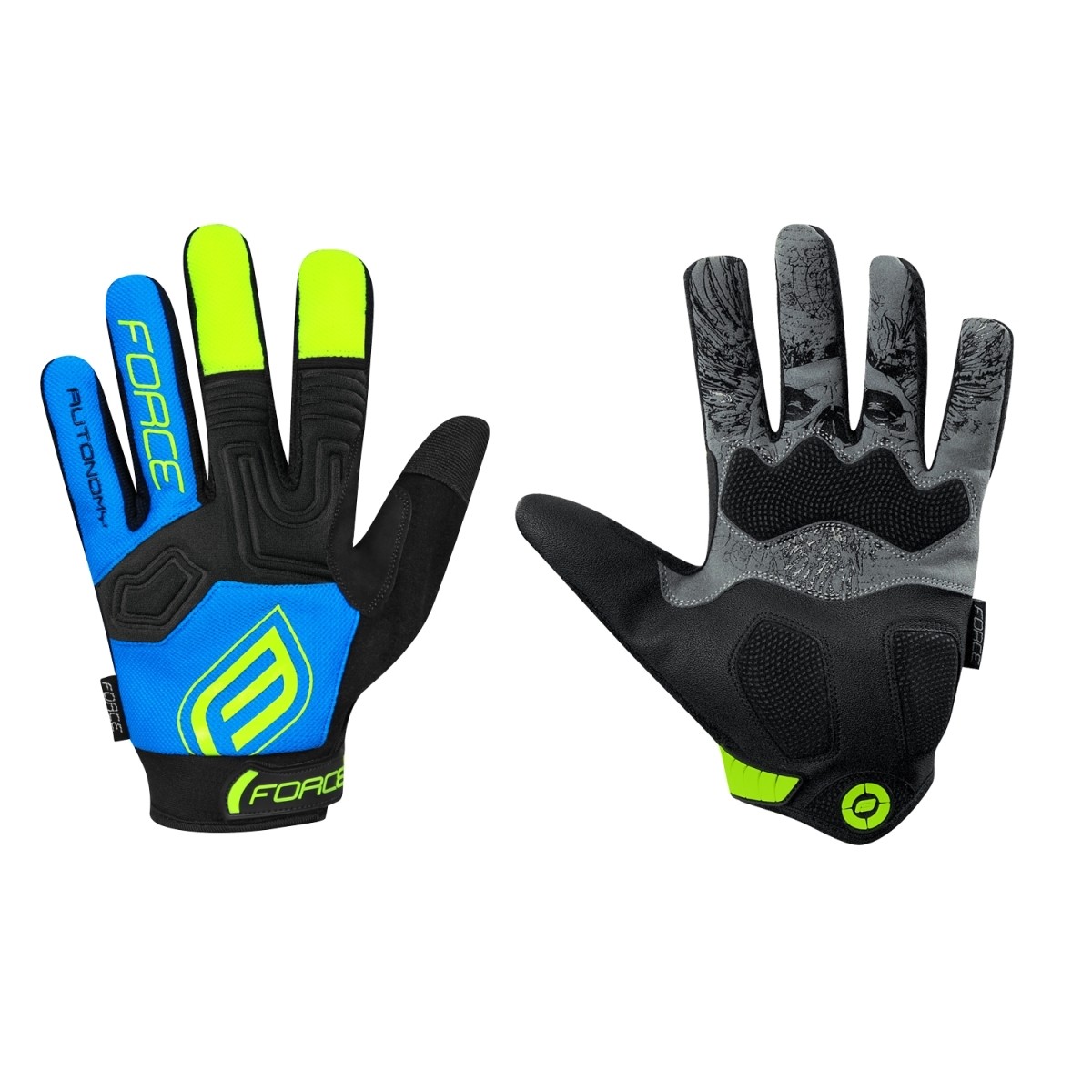 Force Manusi Force Autonomy F 17 negru/albastru XL
