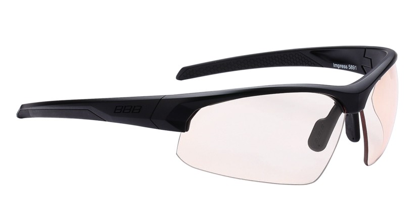 Bbb Ochelari soare BBB Impress BSG-58PH negru mat lentile photocromice