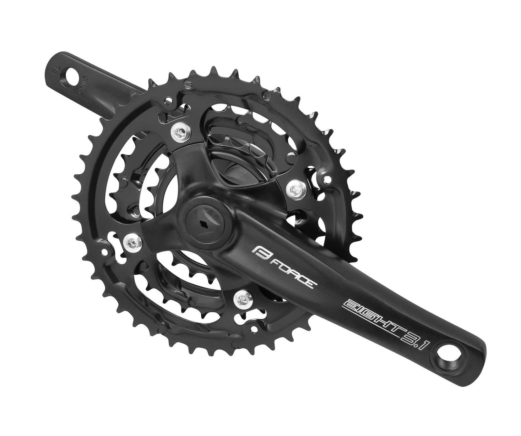 Force Pedalier Force Eight3.1 AL 42/32/22T 152 mm negru