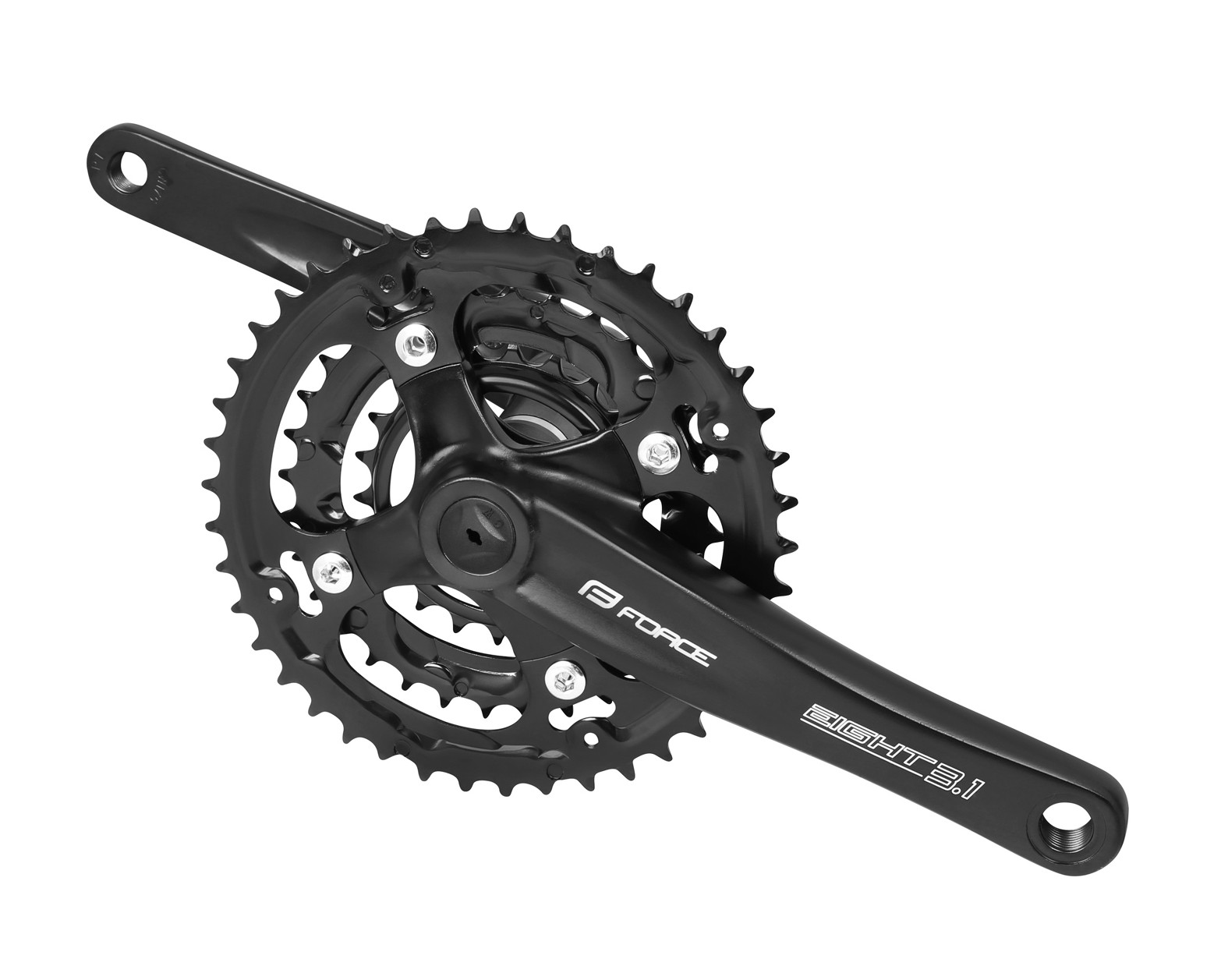 Force Pedalier Force Eight3.1 AL 42/32/22T 175 mm negru