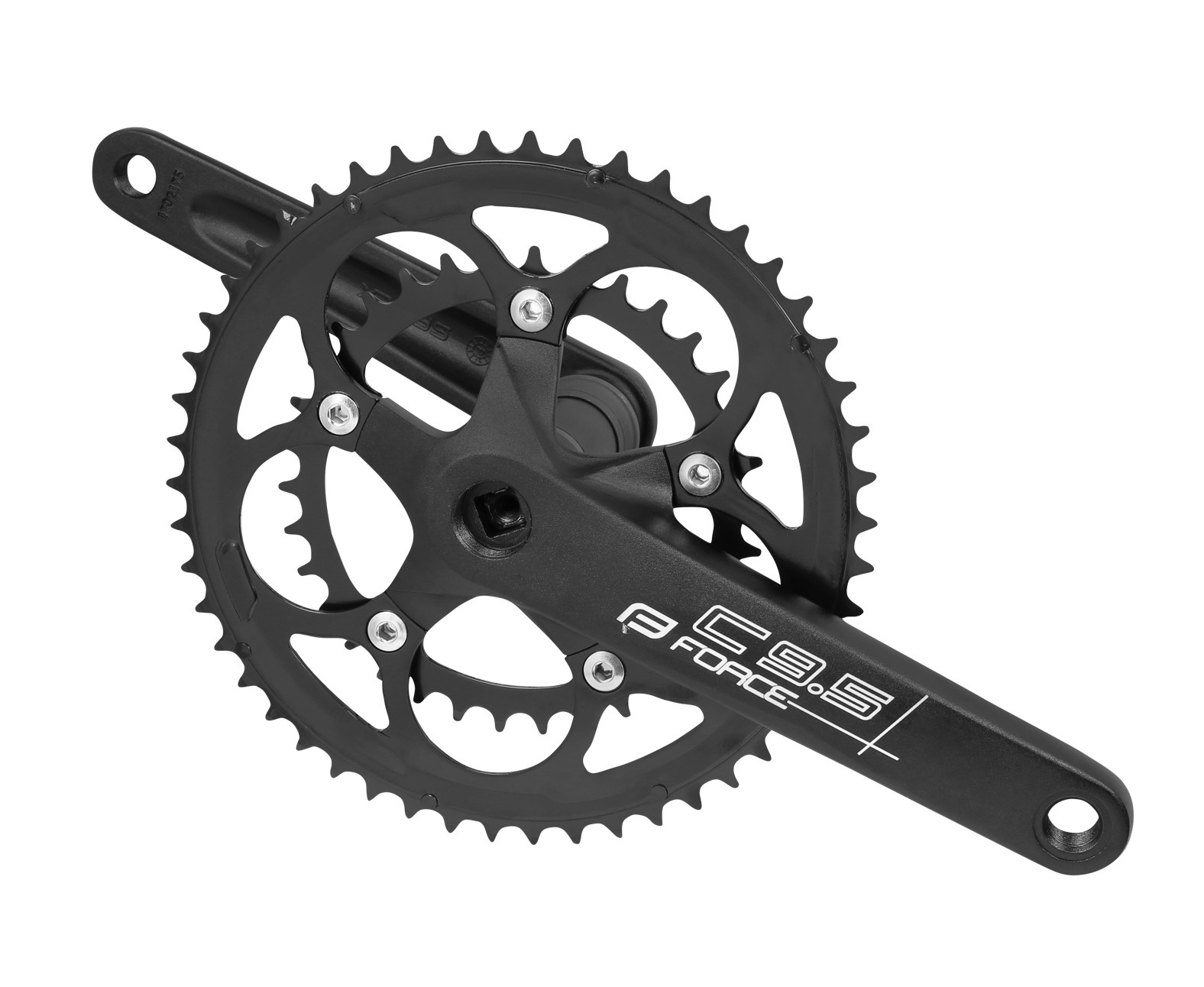 Force Pedalier Force Road C9.5 AL 50/34T 175mm negru