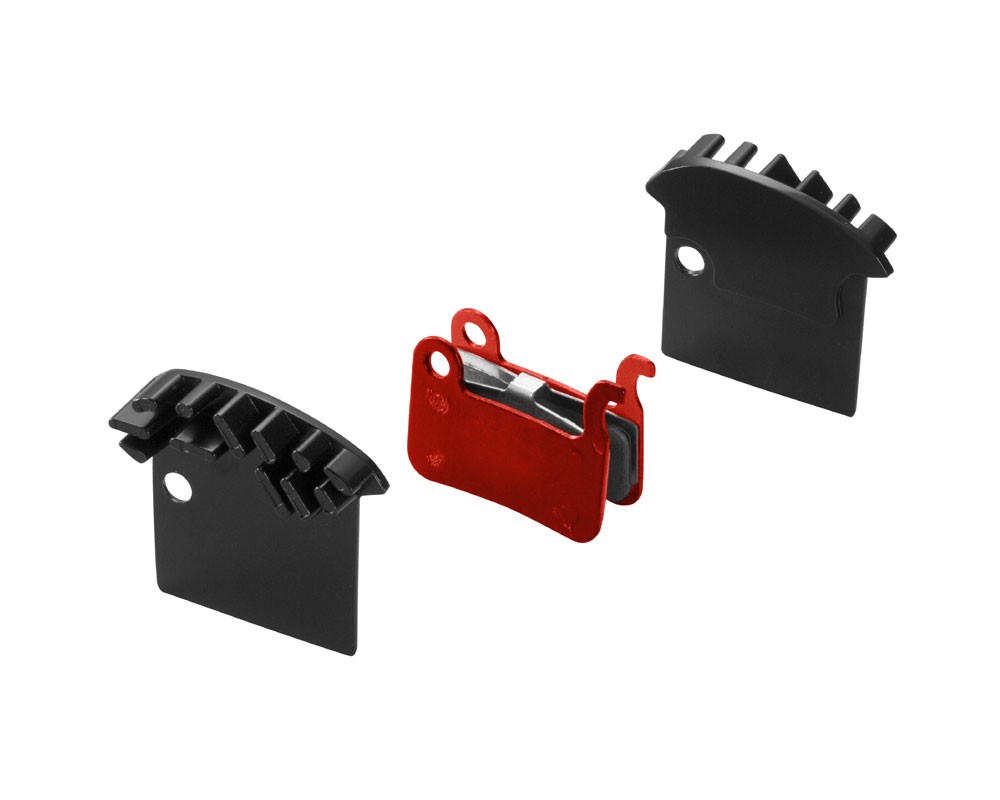 Bicycle Brake Parts Placute de frana metalice cu radiator Union DBP-17SC-set Shimano XTR