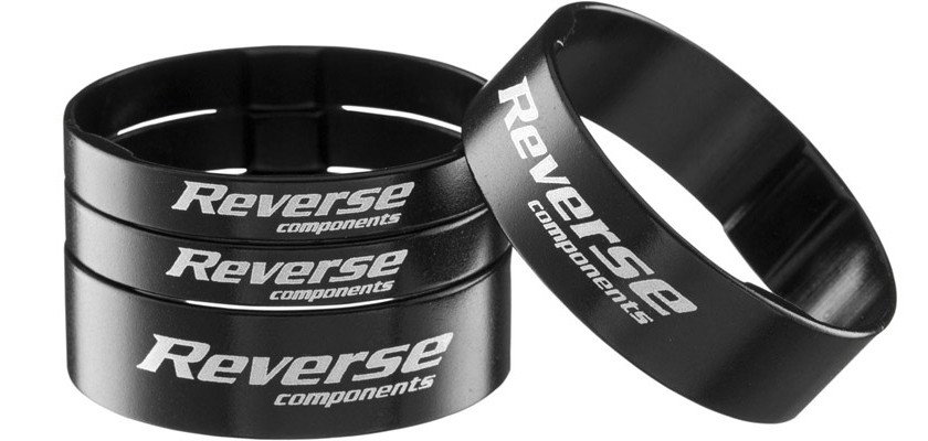 Reverse Set distantiere Reverse 1.1/8 aluminiu negre