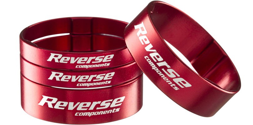 Reverse Set distantiere Reverse 1.1/8 aluminiu rosii