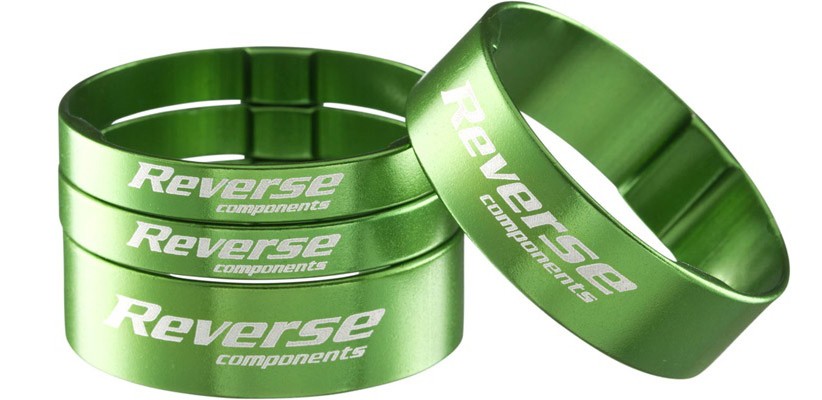 Reverse Set distantiere Reverse 1.1/8 aluminiu verzi