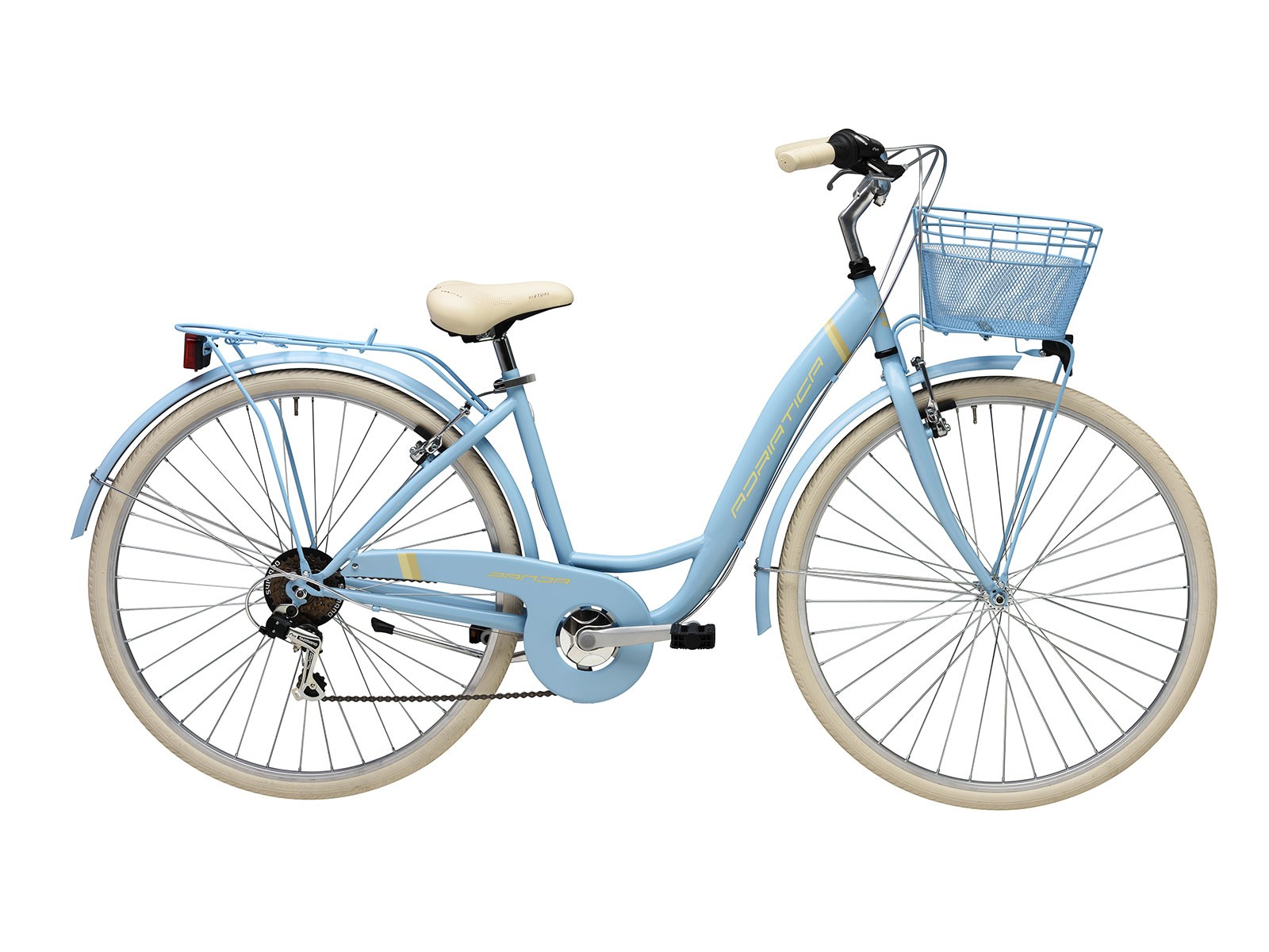 rola vidat alimente 28 cm Bicicleta Adriatica Panda 28 Lady 6V albastru matt 42 cm