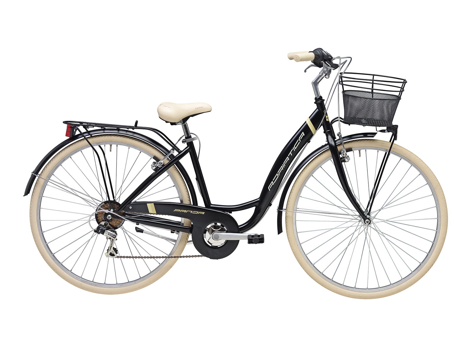 rola vidat alimente 28 cm Bicicleta Adriatica Panda 28 Lady 6V neagra matt 42 cm