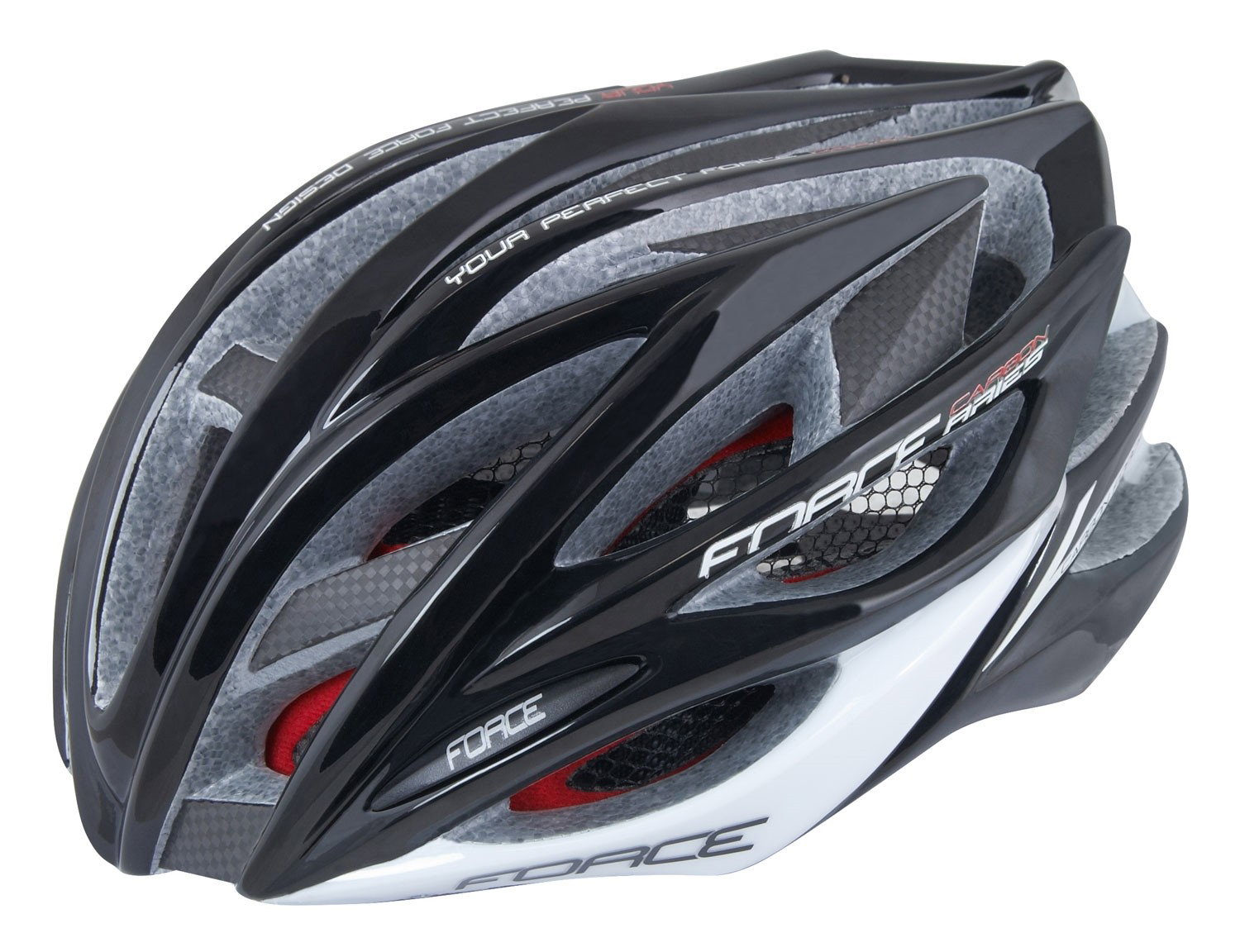 Force Casca Force Aries negru/gri L-XL (58-62 cm)