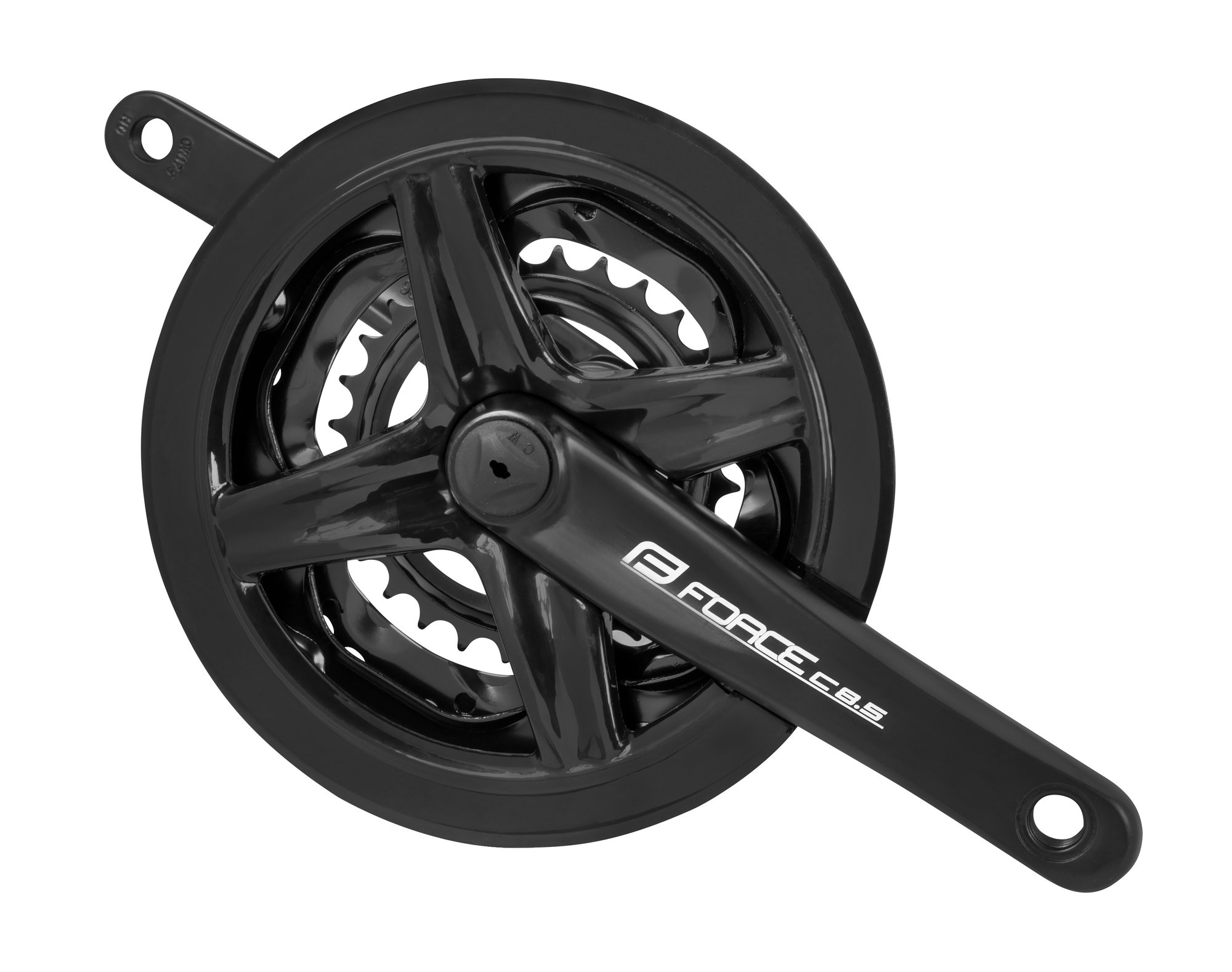 Force Pedalier Force C8.5 Al 48/38/28T 170 mm negru