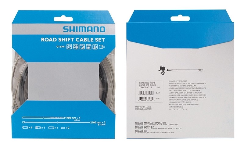 Shimano Set cabluri si camasi schimbator Shimano DA78 sosea negru