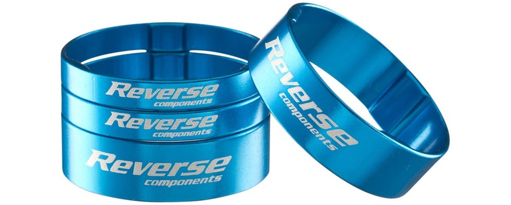 Reverse Set distantiere Reverse 1.1/8 aluminiu albastru deschis