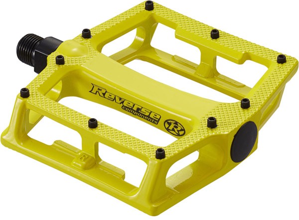 Bicycle Pedals Pedale Reverse Super Shape-3-D Galbene