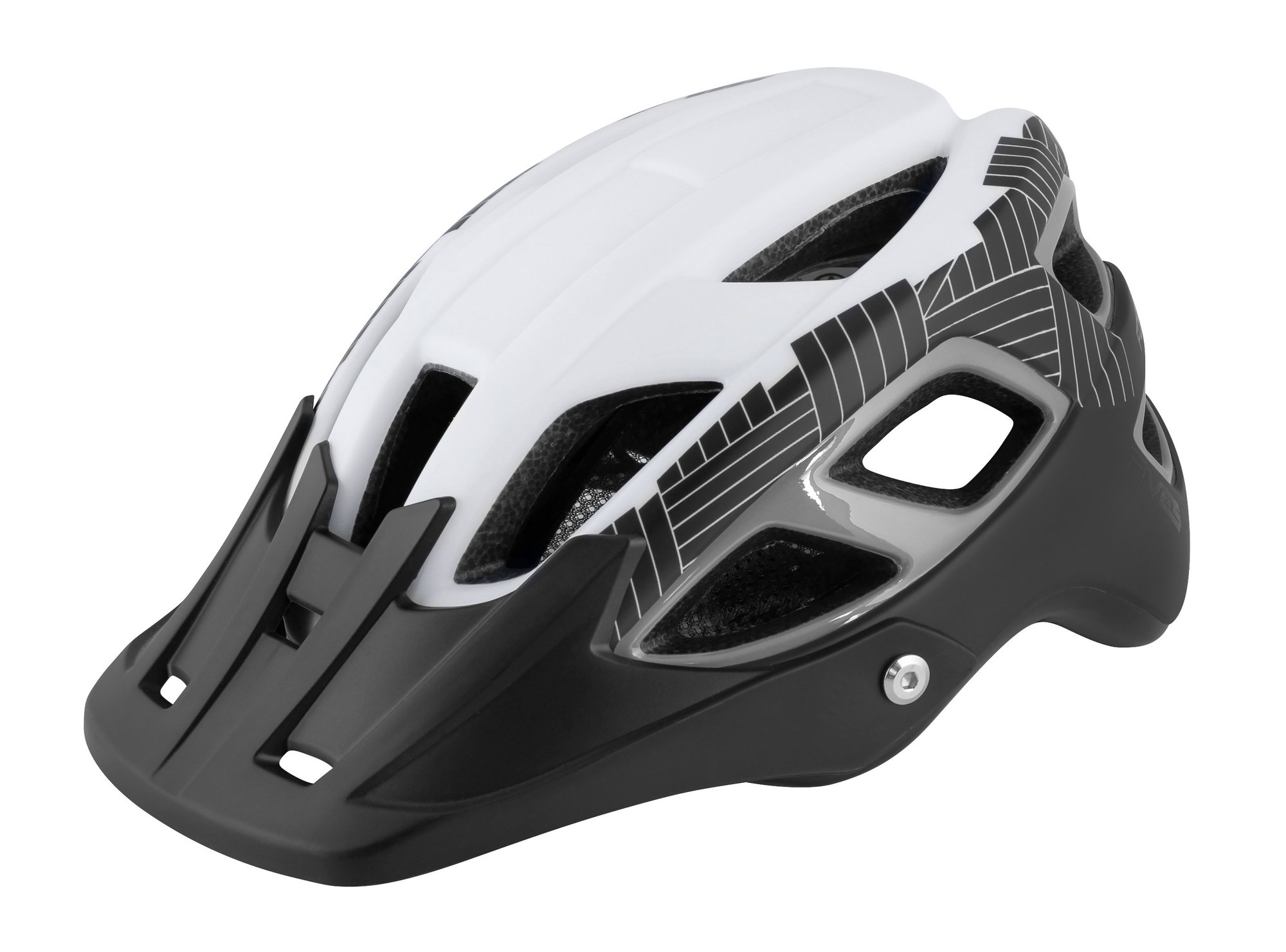 Force Casca Force Aves MTB E-bike, Alb/Negru Mat L-XL (58-61 cm)