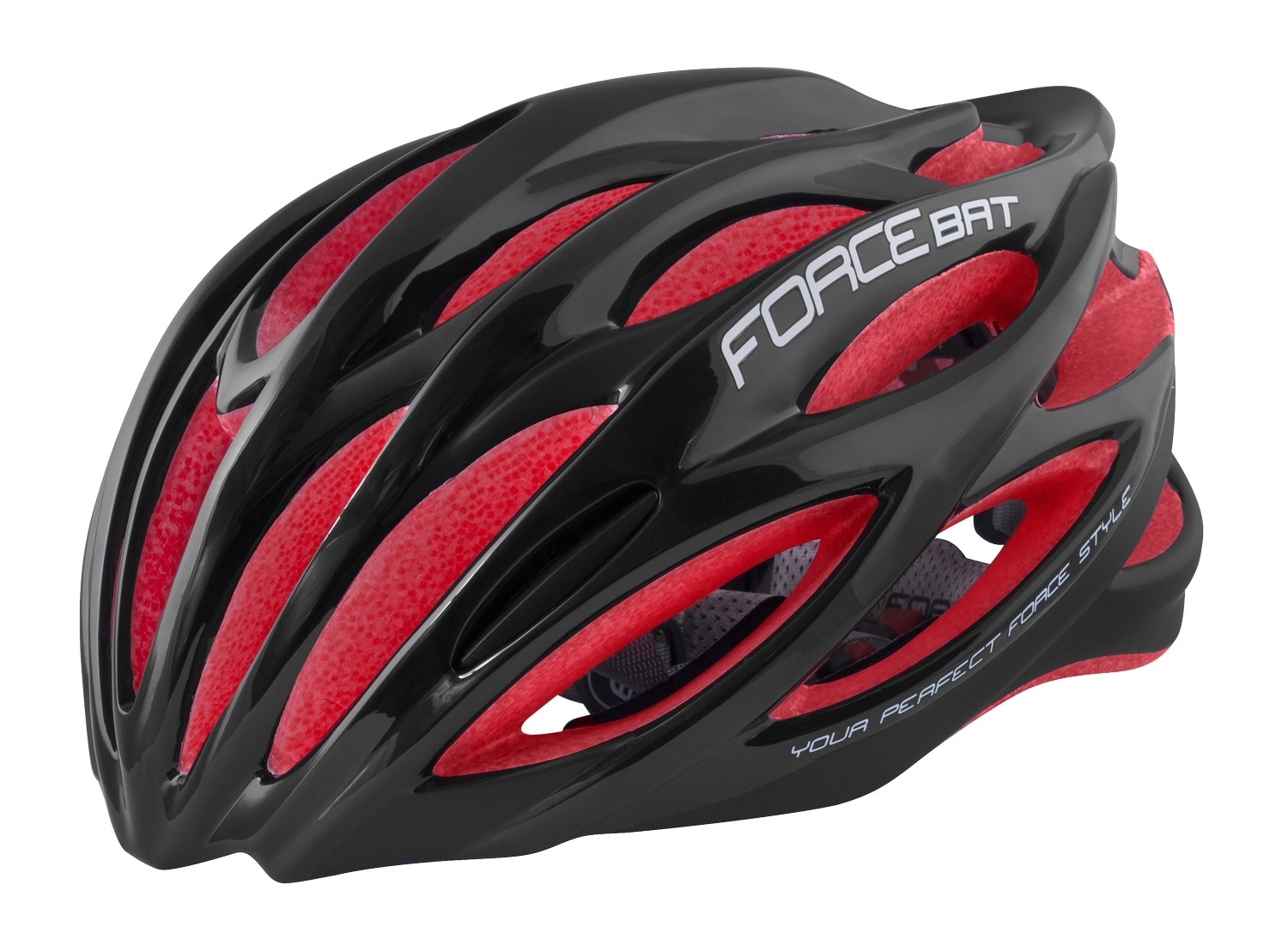 Force Casca Force Bat Negru/Rosu L-XL (57-61 cm)