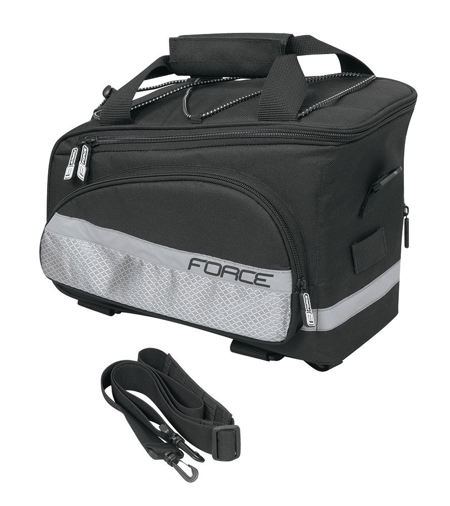Bicycle Bags & Panniers Geanta portbagaj spate Force Slim 9l neagra