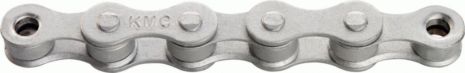 Bicycle Chains Lant KMC S1 Wide Single Speed 112 Zale Argintiu mat