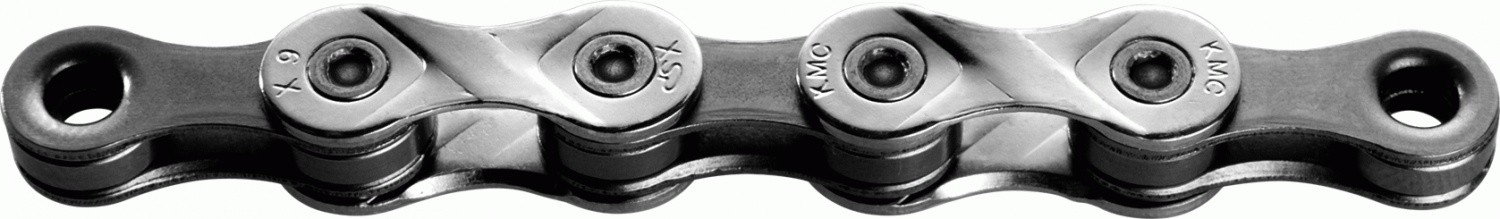 Bicycle Chains Lant KMC X9 Silver/Grey 9 Viteze 114 Zale