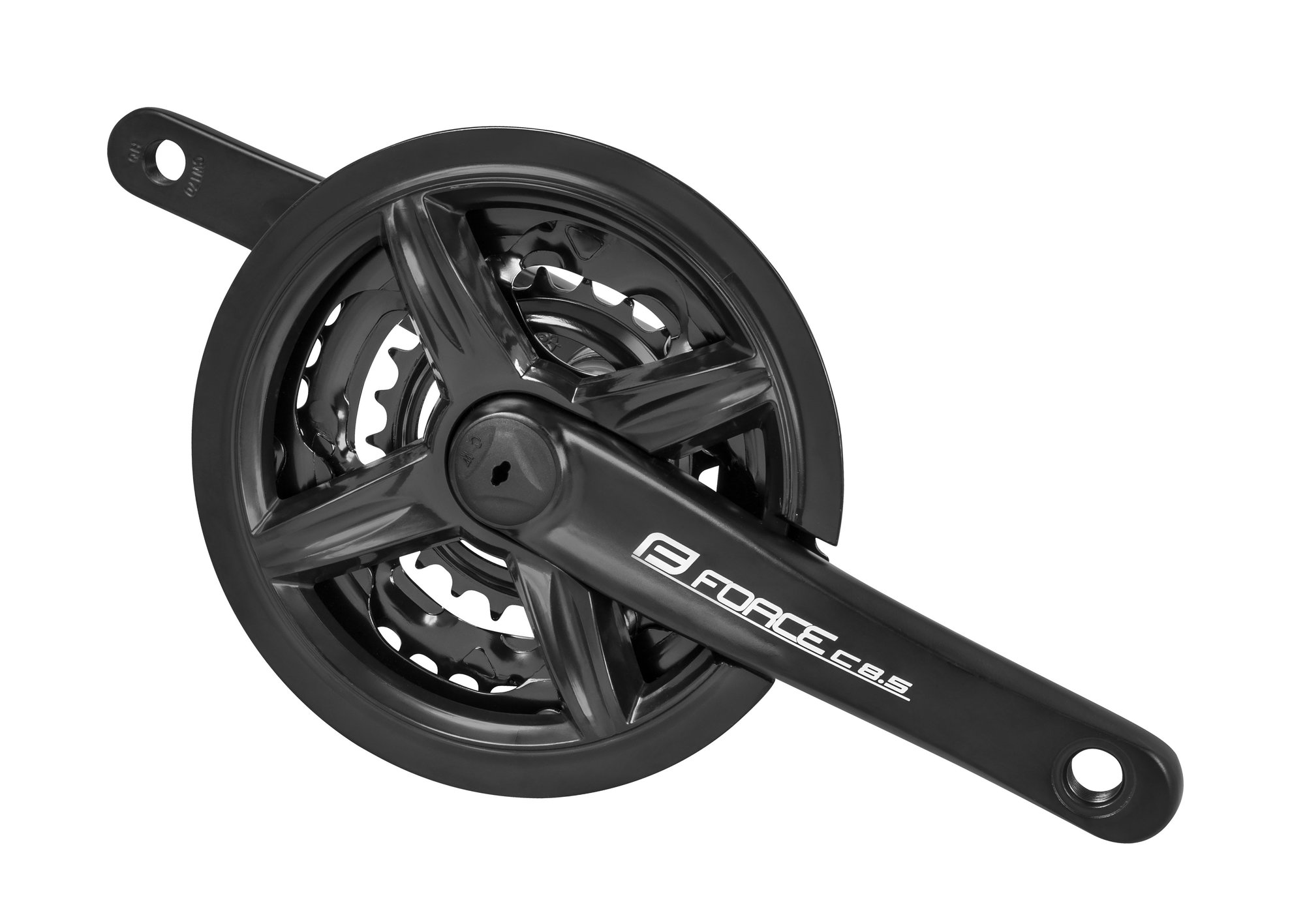 Force Pedalier Force C8.5 Al 42/34/24T 170mm Negru