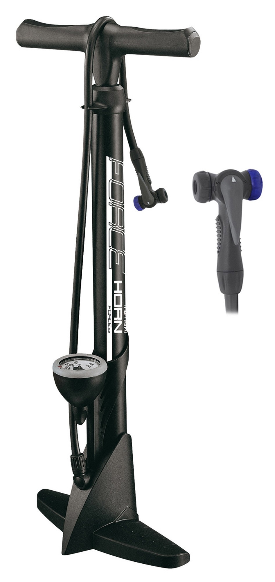 Force Pompa Force Easy HORN 11 Bar, plastic negru