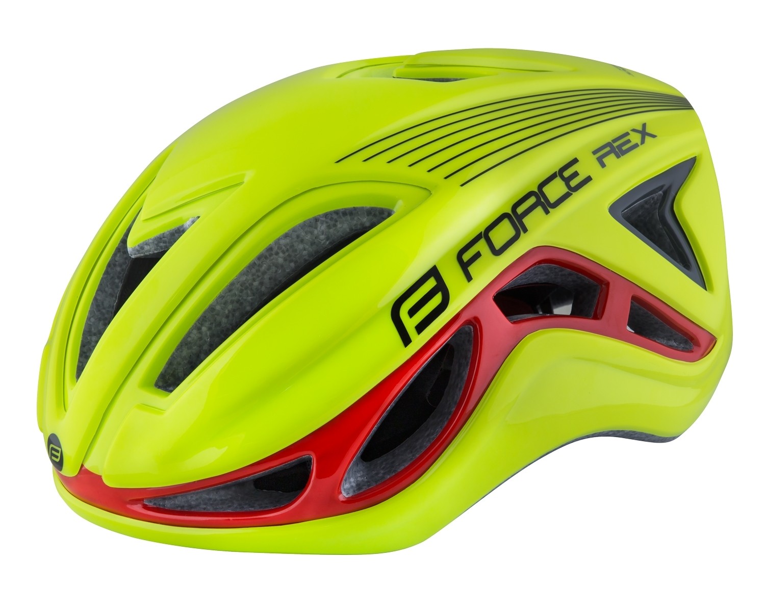 Force Casca Force Rex Fluo/Rosu S-M (56-58 cm)