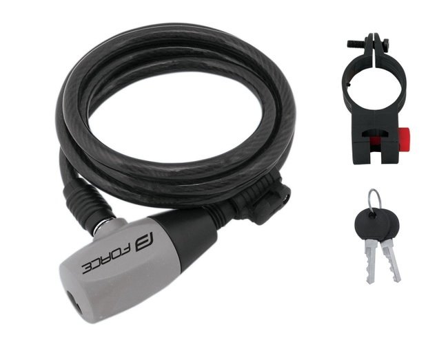 Lacat Force F Ron 80cm/12mm Negru cu suport