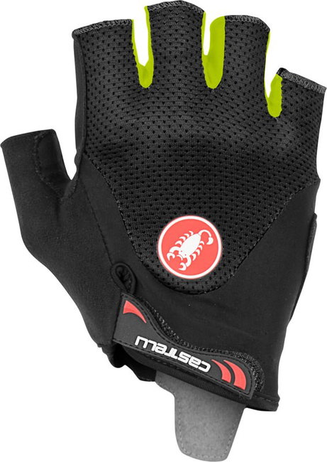 Manusi Castelli Arenberg Gel 2 Negru / Galben Fluo L