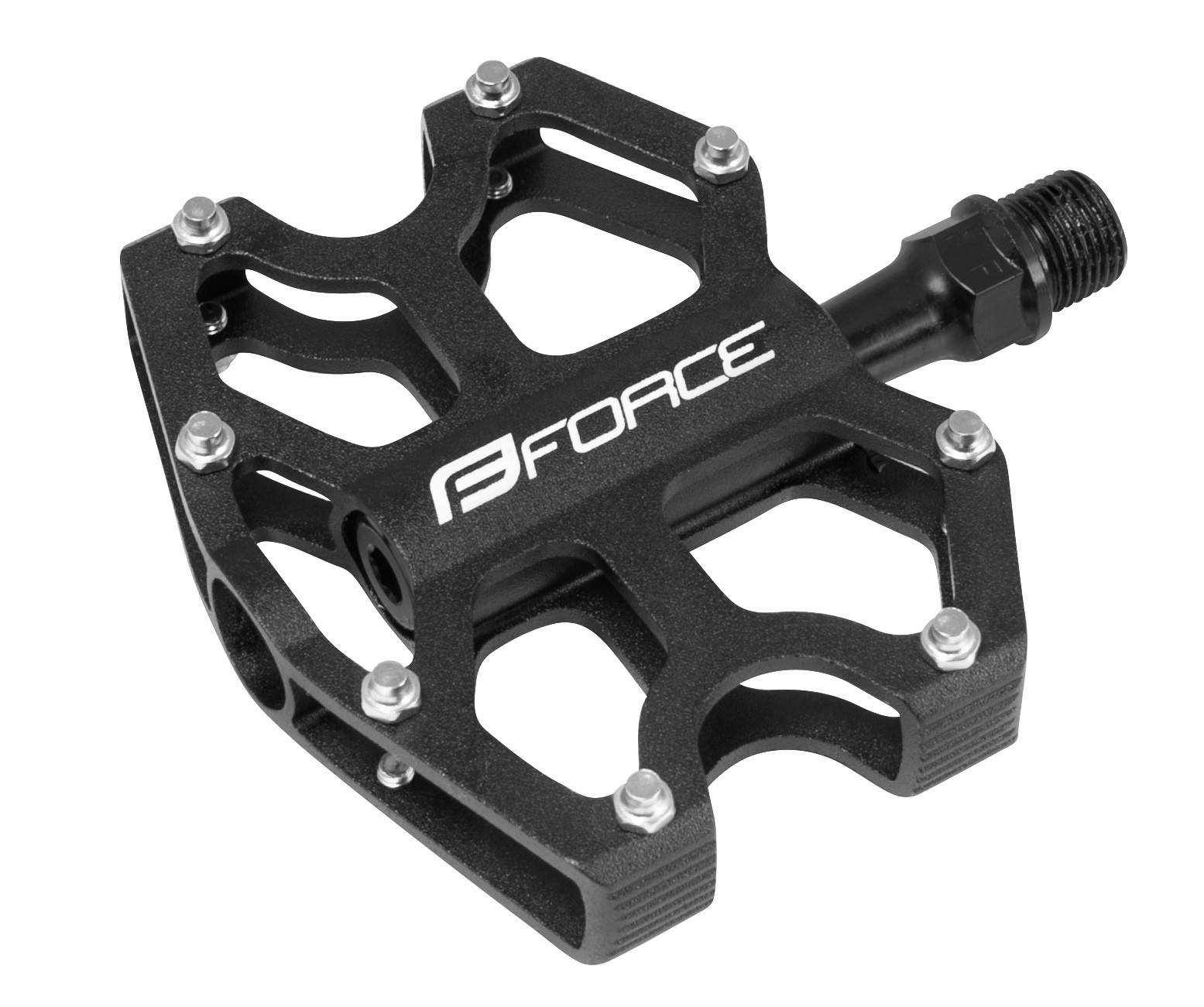 Bicycle Pedals Pedale Force Gale Aluminiu, cu rulmenti, negre