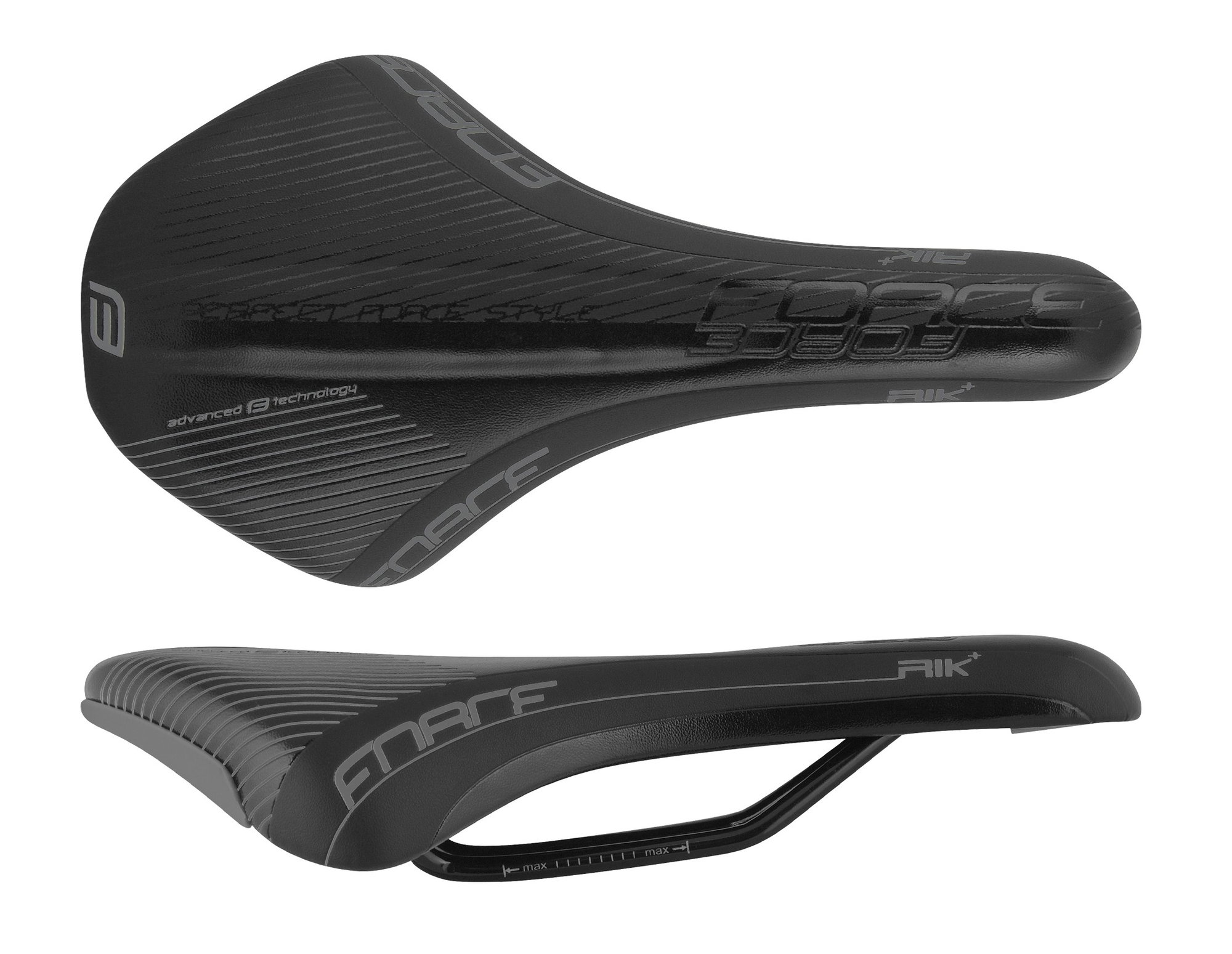 Force Sa Force Rik+ Sport, Negru Mat/lucios