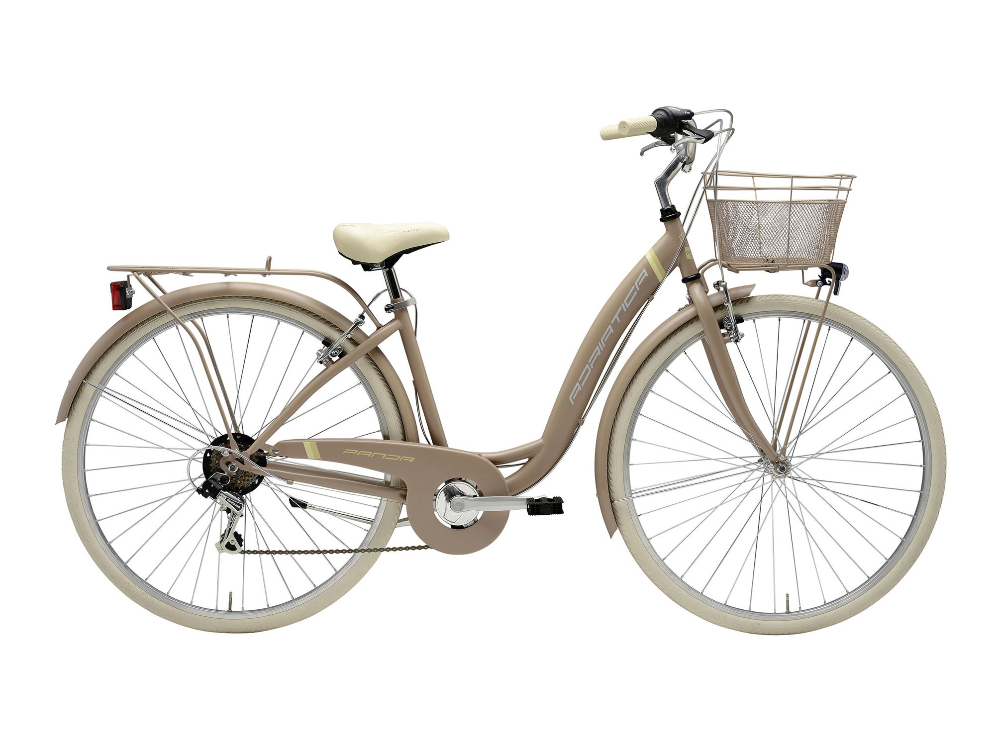 rola vidat alimente 28 cm Bicicleta Adriatica Panda 28 Lady 6V Matt Sand 42 cm