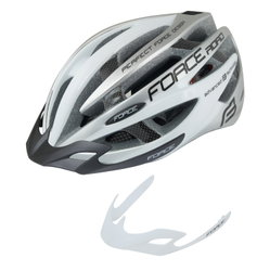 Casca FORCE ROAD Alb/gri L-XL (58-63 cm)