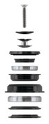 Cuvetarie Force Taper 1.1/8-1.1/2 56mm neagra