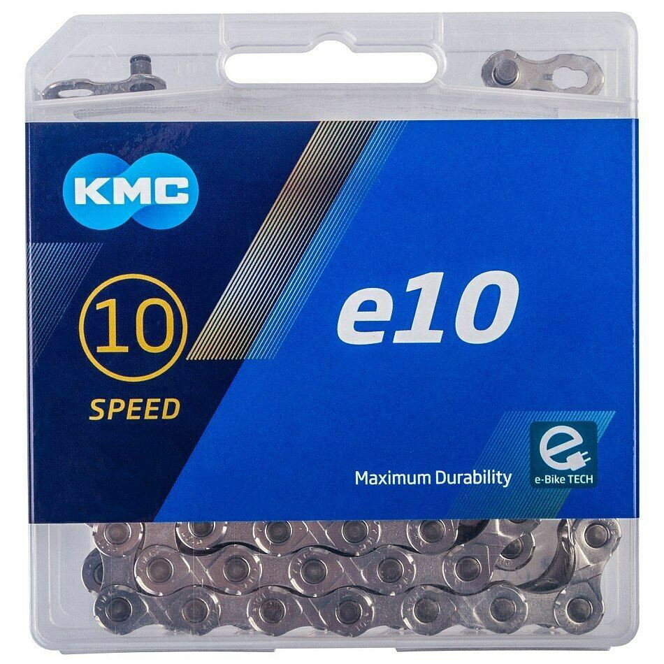 Bicycle Chains Lant KMC E10 Silver 10 Viteze 122 zale Ebike, Argintiu