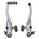 Set frane v-brake fata/spate Shimano BRT4000 argintiu