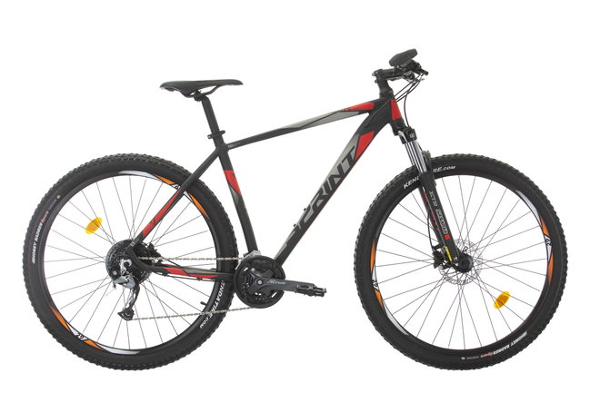 Bicicleta MTB Sprint Maverick Pro 29 2021 Negru Mat/Rosu 520 mm